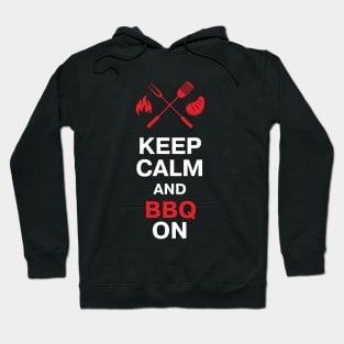 Keep Calm and BBQ ON Hoodie